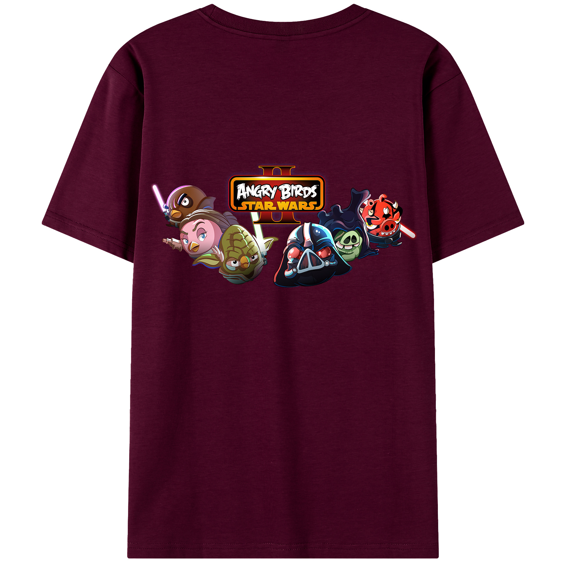 （画像用） Angry Birds アングリーバード レディース半袖Tシャツ(バックプリント)